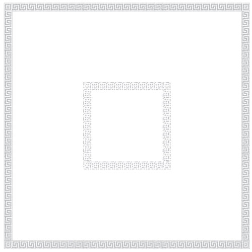 Fata de masa din airlaid 100 x 100 cm, Mykonos, Fato