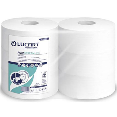 Hartie igienica rola maxi jumbo, Aquastream 340, Lucart