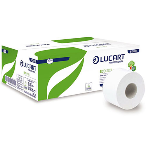 Hartie igienica rola mini jumbo, Eco 200, Lucart