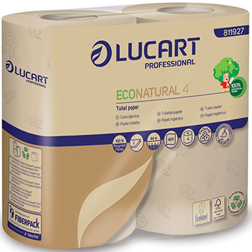 Hartie igienica rola standard, EcoNatural 4, Lucart