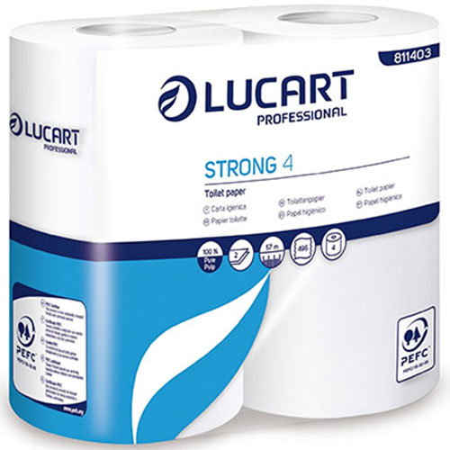 Hartie igienica rola standard, Strong 4, Lucart