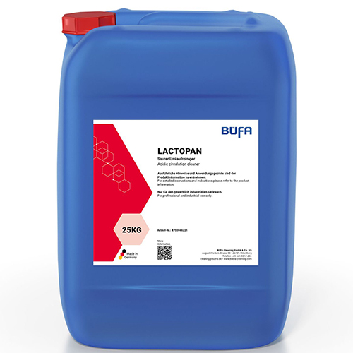 Detergent acid cu spumare redusa, 25kg, Lactopan, Bufa