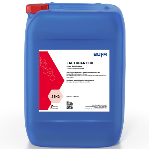 Detergent Acid cu spumare redusa, 25kg, Lactopan Eco, Bufa