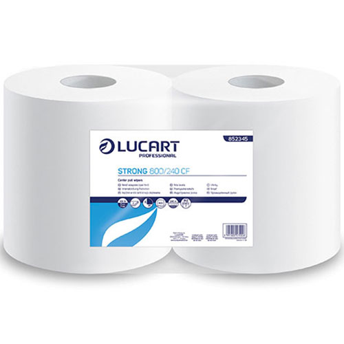 Lavete din hartie pe rola cu derulare centrala, Strong 800/240 CF, Lucart