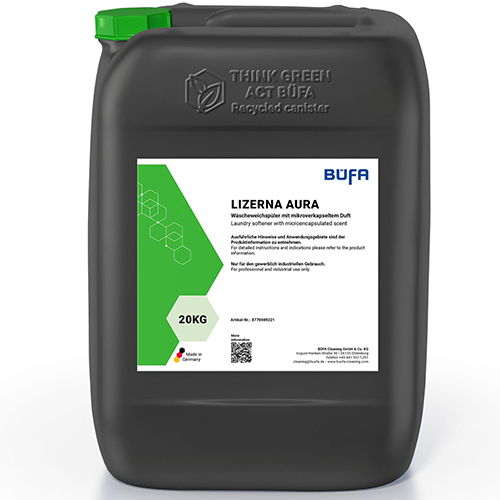 Balsam lichid pentru finisarea textilelor, 20kg, Lizerna Aura, Bufa