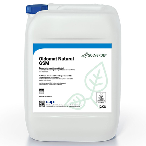 Detergent ecologic automat pentru vesela si pahare, 12 kg, Oldomat Natural GSM, Bufa