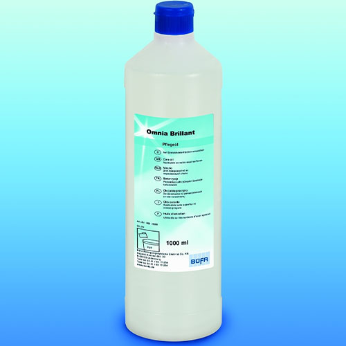 Omnia Brillant - Solutie intretinere suprafete din inox, 1 L, Bufa