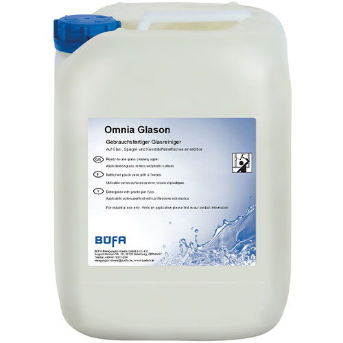 Omnia Glason - Detergent pentru geamuri si suprafete vitrate, 10L, Bufa