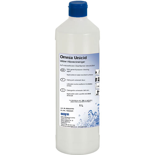 Omnia Unicid - Detergent universal pentru suprafete si pardoseli, 1 L, Bufa