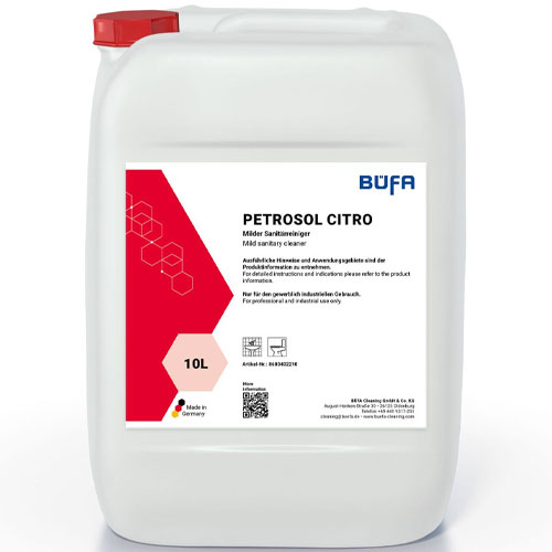 Petrosol Citro - Agent de curatare sanitar, 10L, Bufa