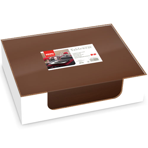 Placemat din airlaid 30x40 cm, Tablewear, Fato maro-inchis 