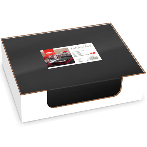 Placemat din airlaid 30x40 cm, Tablewear, Fato negru 