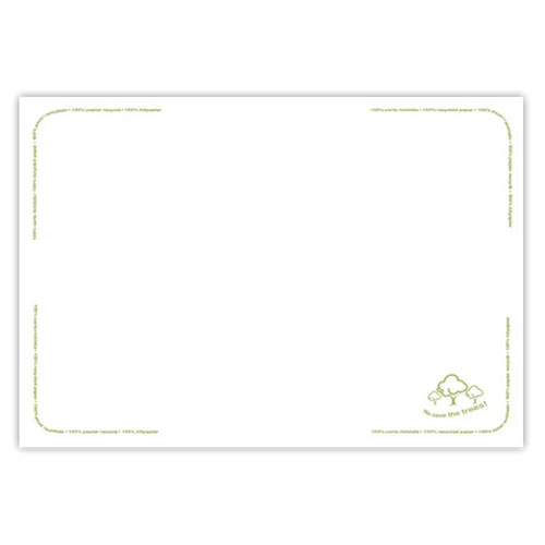 Placemat din hartie 30x40 cm, Green-Save the trees, Fato