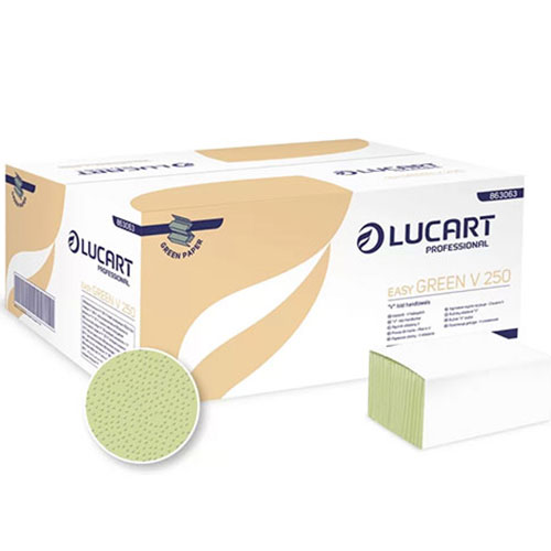 Prosoape de hartie pliate in V Easy Green V250, Lucart