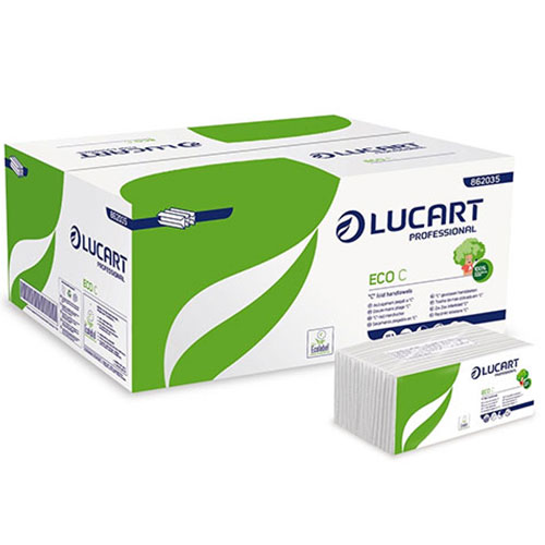 Prosoape de maini din hartie, pliate in C, Eco, Lucart