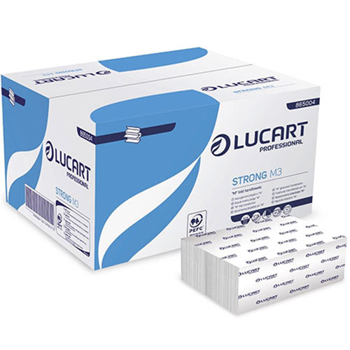 Prosoape de maini din hartie, pliate in M, Strong M3, Lucart
