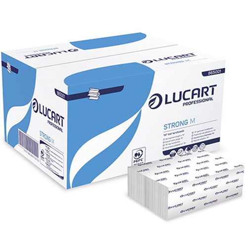 Prosoape de maini din hartie, pliate in M, Strong M, Lucart