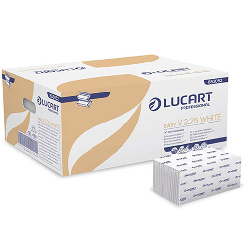 Prosoape de maini din hartie, pliate in V, Easy V2.25, Lucart