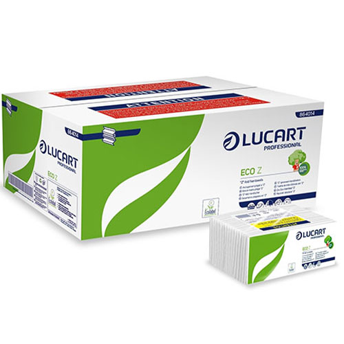 Prosoape de maini din hartie, pliate in Z, Eco Z, Lucart