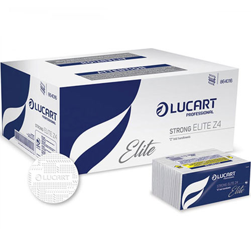 Prosoape de maini din hartie, pliate in Z, Strong Elite Z4, Lucart