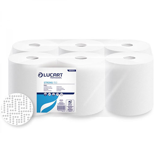 Prosoape de maini din hartie, rola autocut, Strong 150, Lucart