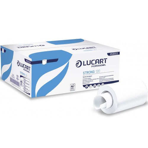 Prosoape de maini pe rola cu derulare centrala, Mini Strong 120, Lucart