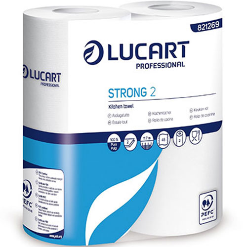 Rola prosoape din hartie pentru bucatarie, Strong 2, Lucart
