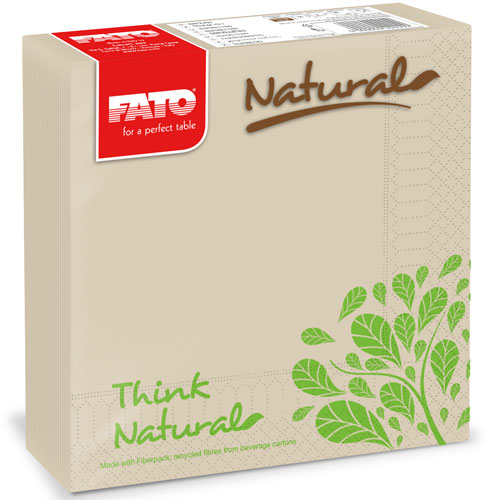 Servetele 33x33 cm 2 straturi, Natural Style, Fato