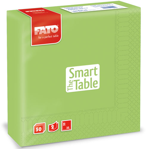 Servetele 33x33 cm 2 straturi, Smart Table, Fato verde 