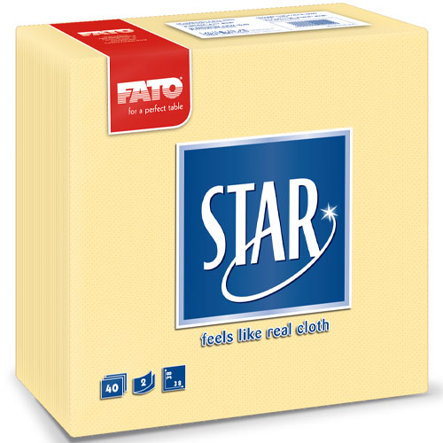 Servetele 38x38 cm 2 straturi, Star, Fato