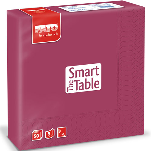 Servetele 40x40 cm 2 straturi, Smart Table, Fato bordo 