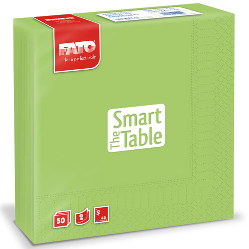 Servetele 40x40 cm 2 straturi, Smart Table, Fato verde 