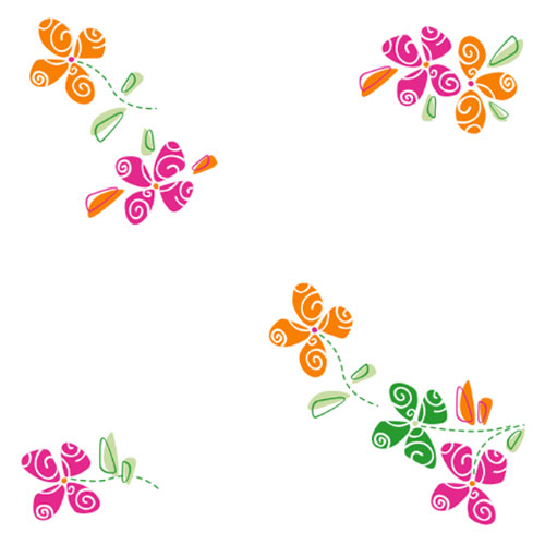 Servetele de masa 33 x 33 cm, Happy Flowers, Fato