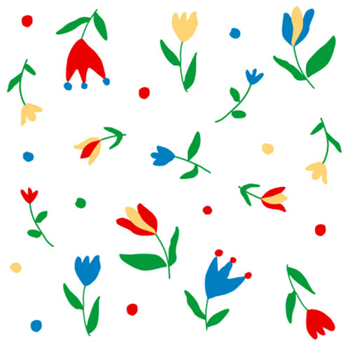 Servetele de masa 33 x 33 cm, Tulips, Fato