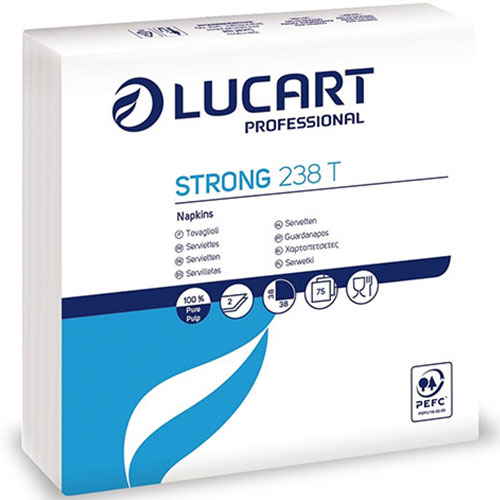 Servetele de masa, Strong 238 T, alb, Lucart