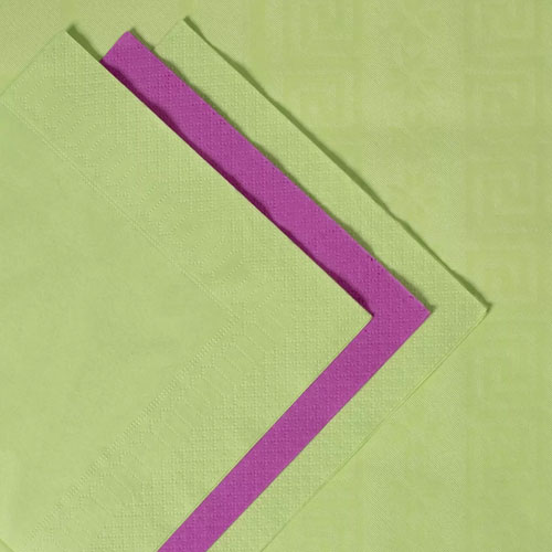 Servetele Smart Table 24x24 cm, 2 straturi, Fato verde 