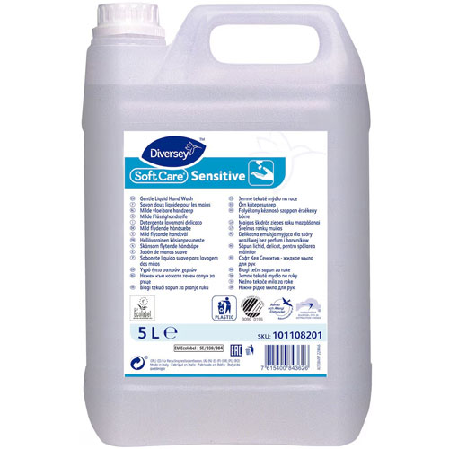 Soft Care Sensitive - Sapun lichid pentru maini, 5L, Diversey