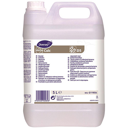 Suma Calc D5 - Agent detartrant acid pentru echipamente de bucatarie, 5L, Diversey