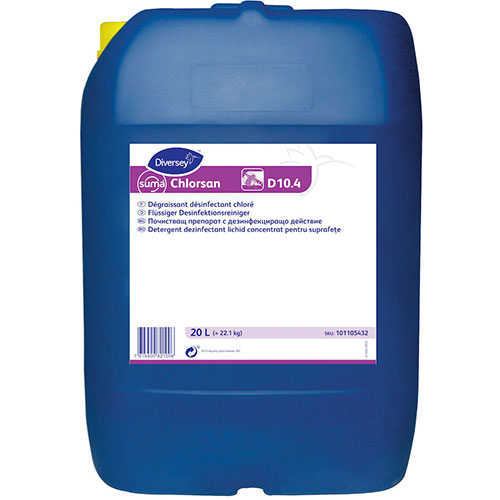 Suma Chlorsan - Detergent dezinfectant pe baza de hipoclorit de sodiu, 20L, Diversey
