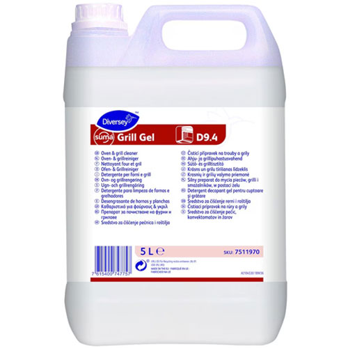 Suma Grill Gel D9.4 - Detergent pentru cuptoare si gratare, 5L, Diversey