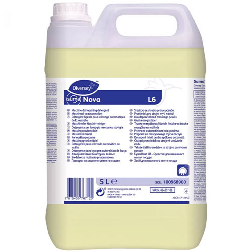 Suma Nova L6 - Detergent automat pentru vesela si pahare, 5L, Diversey