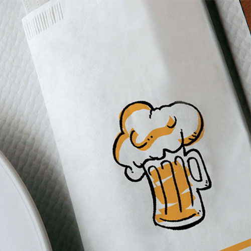 Suport farfurie din hartie 30 x 40 cm, Birra Margherita, Fato