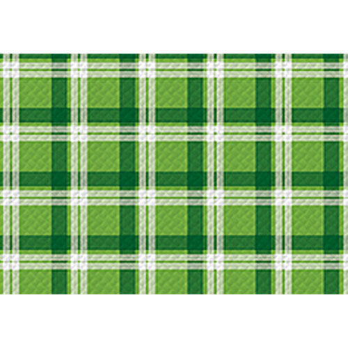 Suport farfurie din hartie 30 x 40 cm, Scozzese, Fato verde 