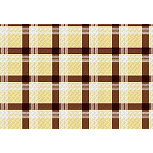 Suport farfurie din hartie 30 x 40 cm, Scozzese, Fato maro 