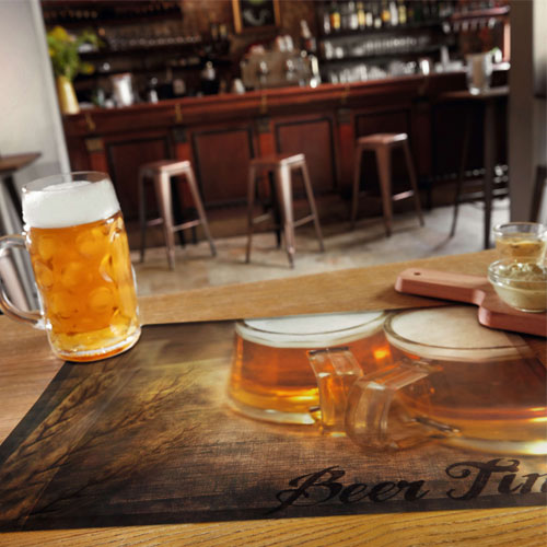 Suport farfurie (placemat) din hartie 30x40 cm, Beer Time, Fato