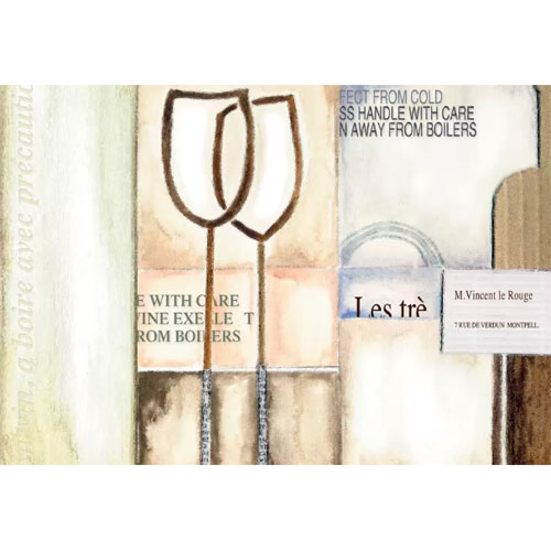 Suport farfurie (placemat) din hartie 30x40 cm, Bistrot, Fato