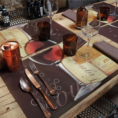 Suport farfurie (placemat) din hartie 30x40 cm, Chateau, Fato