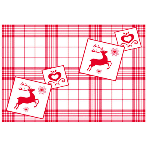 Suport farfurie (placemat) din hartie 30x40 cm, Edelweiss, Fato