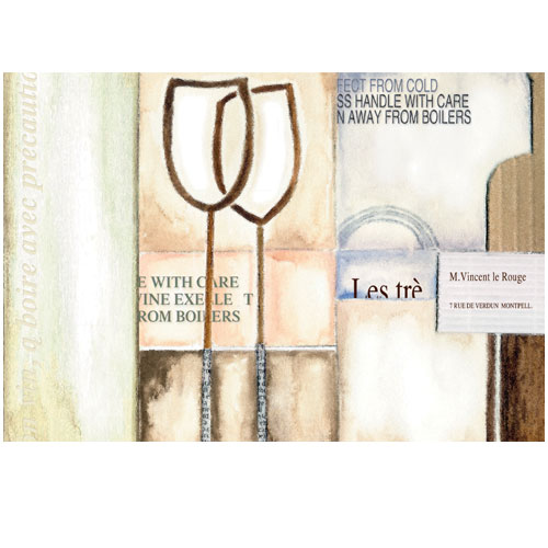 Suport farfurie (placemat) din hartie 35x50 cm, Bistrot, Fato