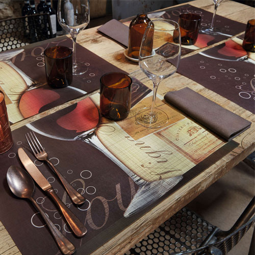 Suport farfurie (placemat) din hartie 35x50 cm, Chateau, Fato